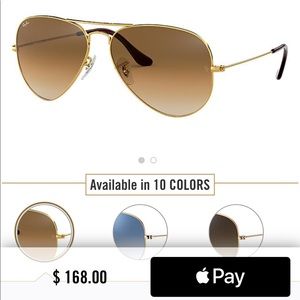 Brown Ray-Ban Aviators
